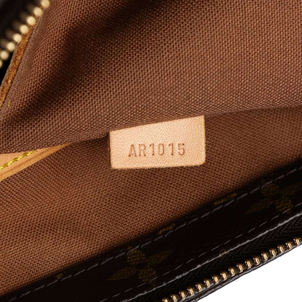 Louis Vuitton Monogram Cabas Mezzo Brown Very good condition - Box View