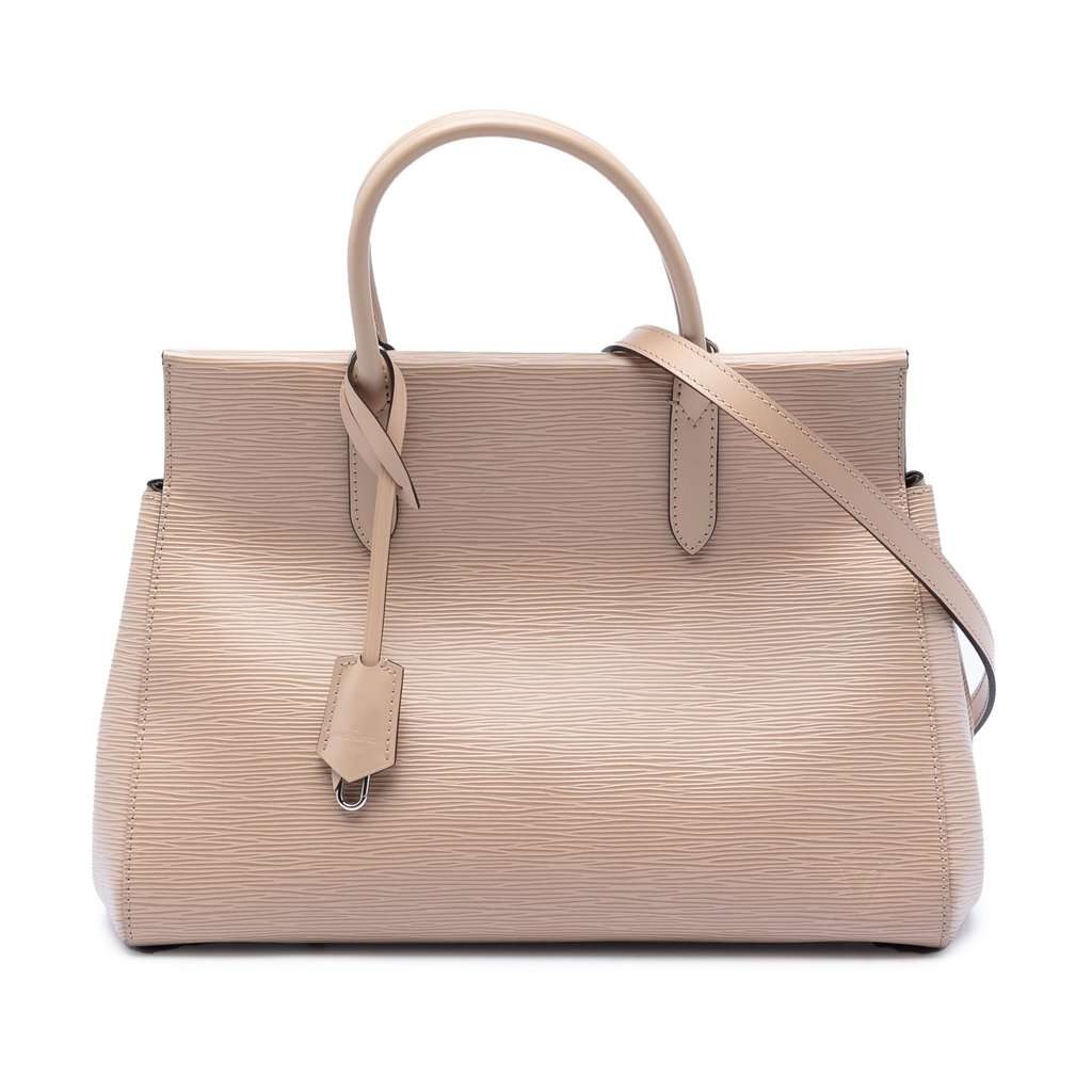 Louis Vuitton Epi Marly MM Beige Leather Very good condition - Front View