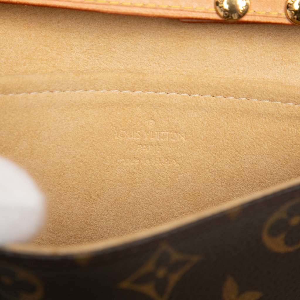 Louis Vuitton Monogram Pochette Twin GM Brown Very good condition - Box View
