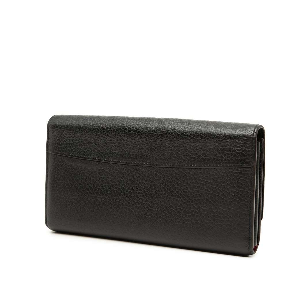 Louis Vuitton Taurillon Capucines Long Wallet Black Leather Very good - Back View