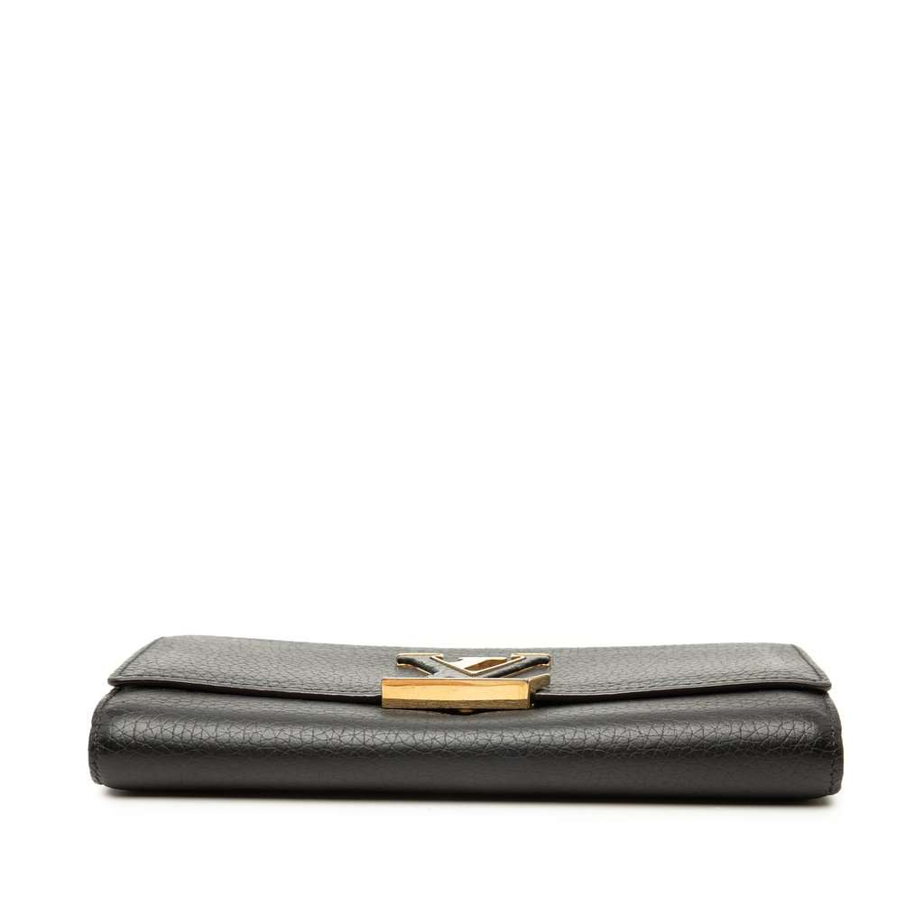 Louis Vuitton Taurillon Capucines Long Wallet Black Leather Very good - Inside View