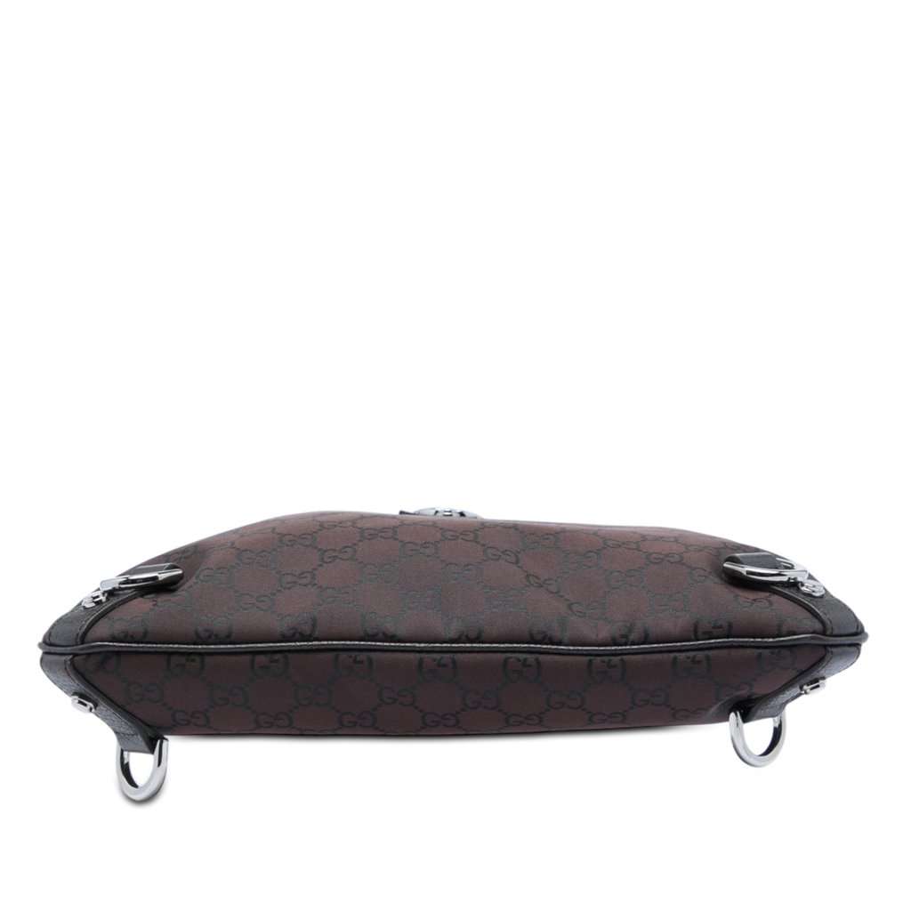 Gucci GG Nylon Abbey D Ring Crossbody Brown Very good - Inside View