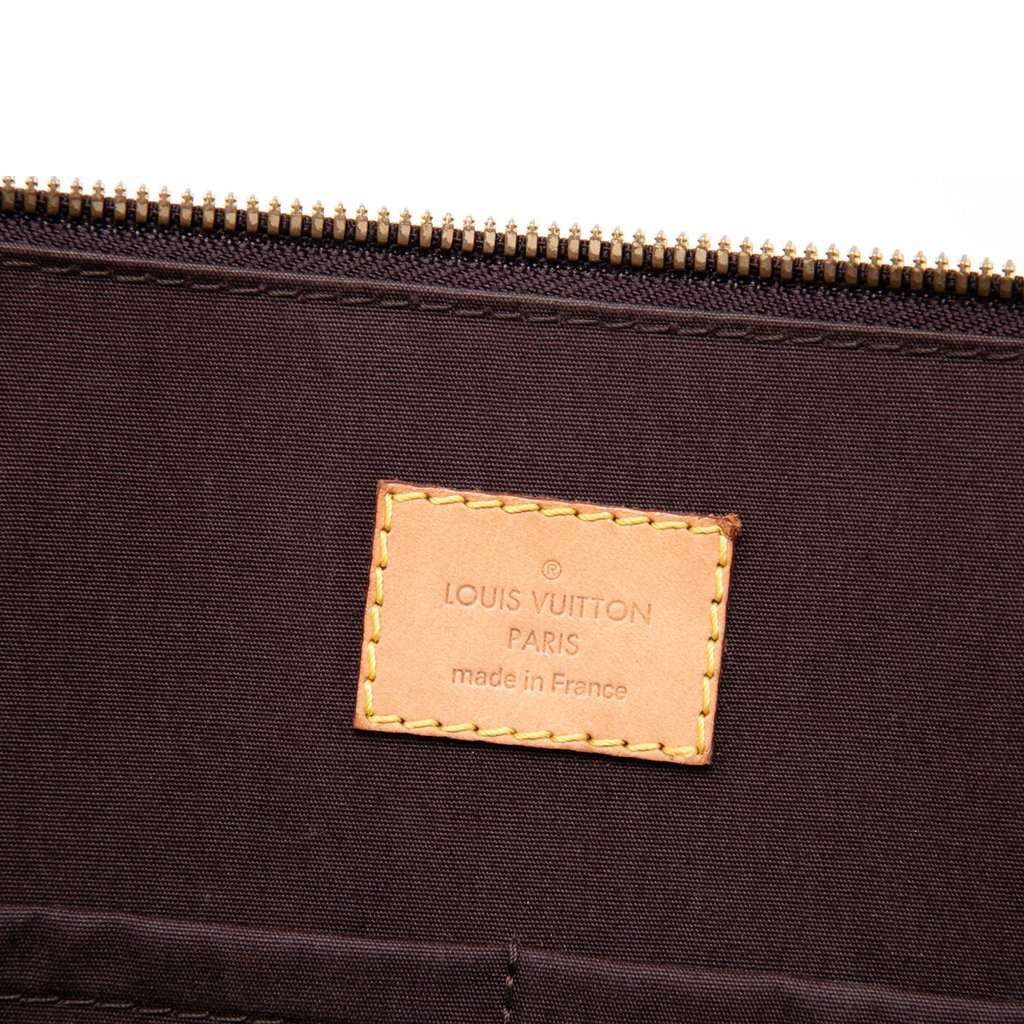 Louis Vuitton Monogram Vernis Alma PM Purple Leather Very good - Box View