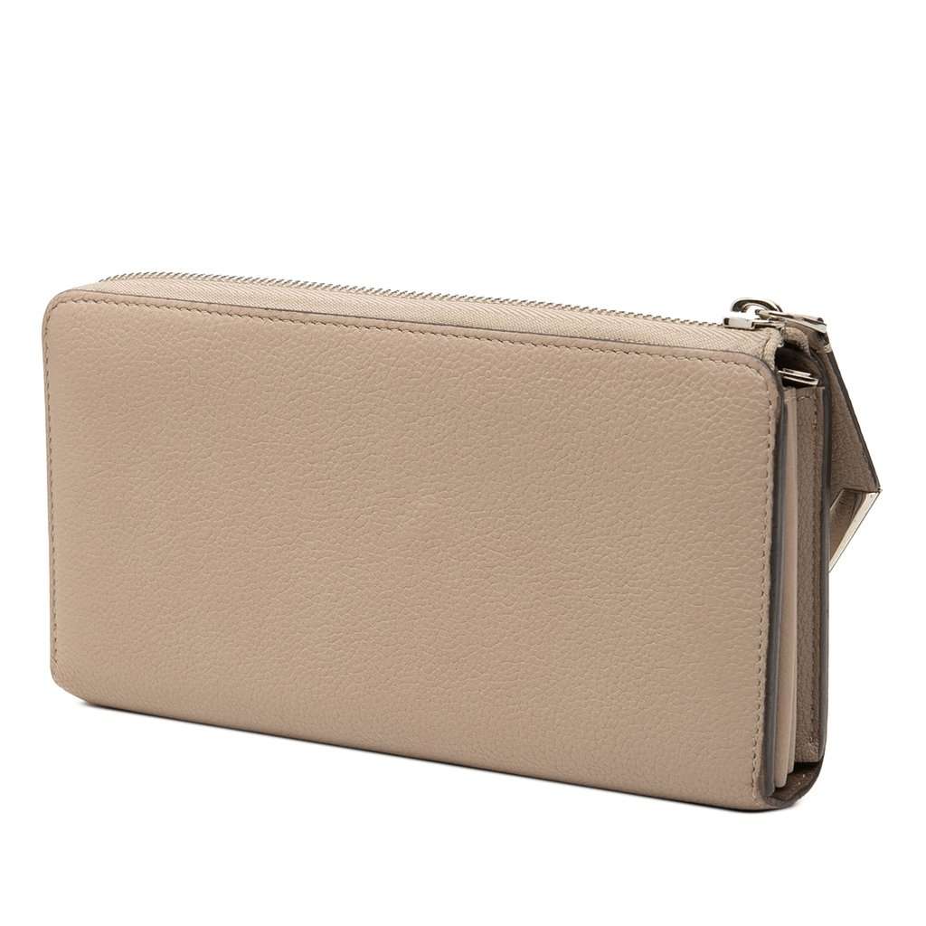 Louis Vuitton Taurillon Comete Wallet Beige Leather Very good condition - Back View