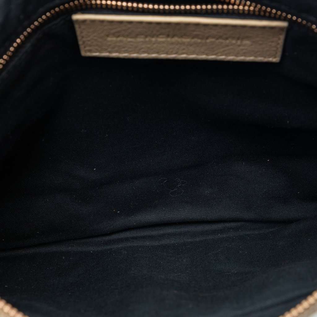 Balenciaga Lambskin Motocross Giant 12 Clutch Beige Leather Very good condition - Model View