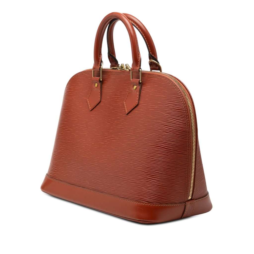 Louis Vuitton Epi Alma PM Brown Leather Very good condition - Back View