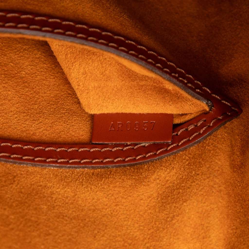 Louis Vuitton Epi Alma PM Brown Leather Very good condition - Box View