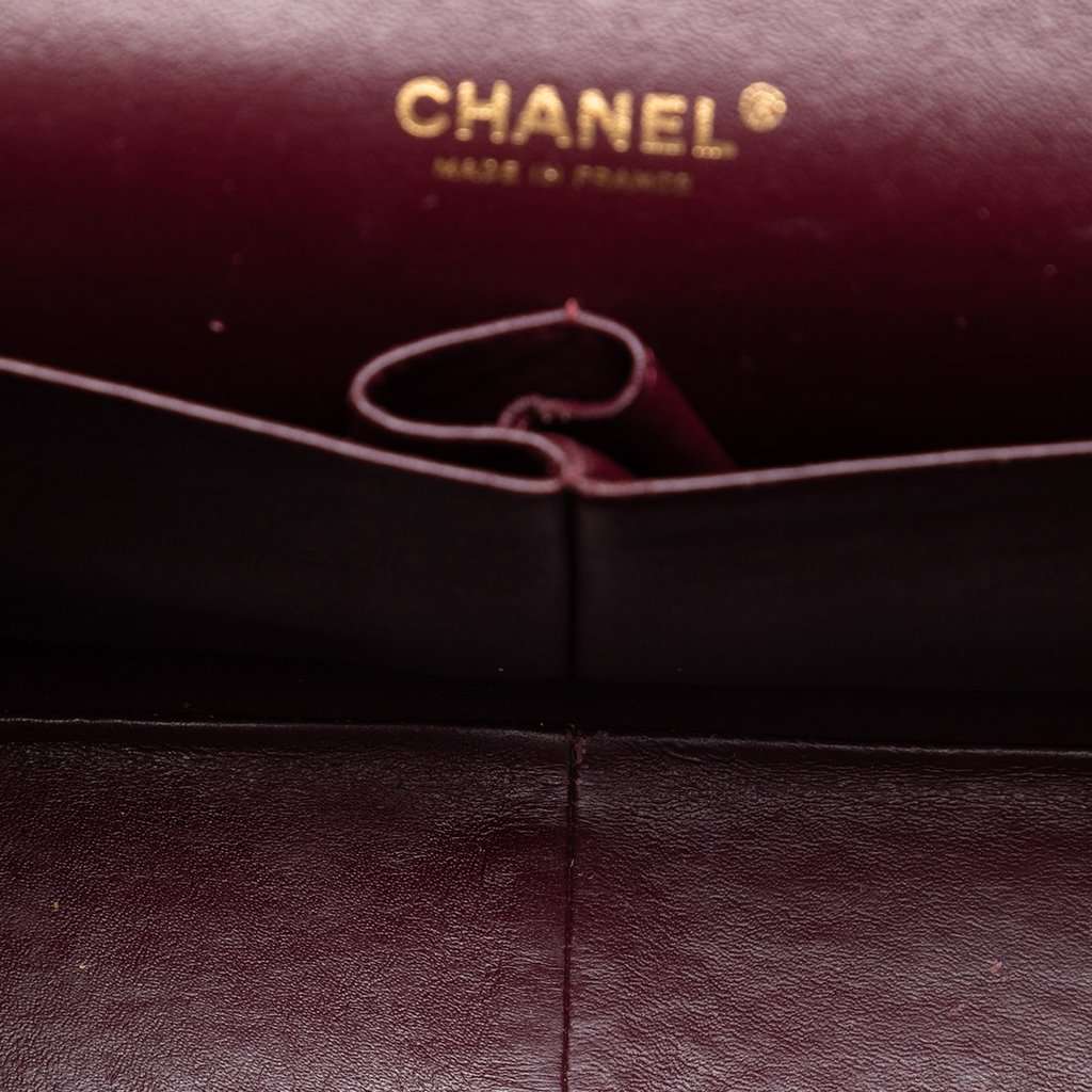 Chanel Jumbo Classic Lambskin Double Flap Black Leather Very good condition - Model View