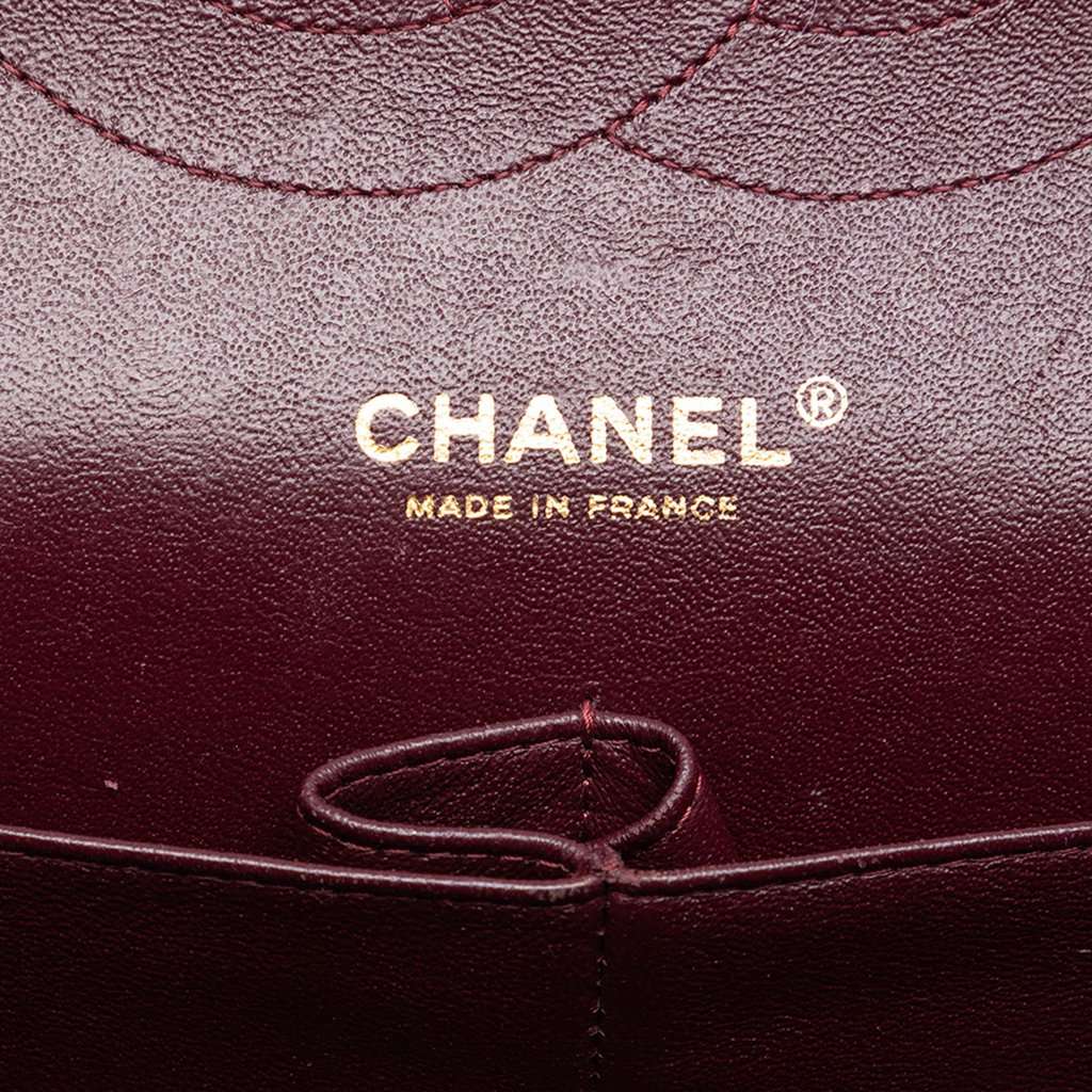 Chanel Jumbo Classic Lambskin Double Flap Black Leather Very good condition - Box View