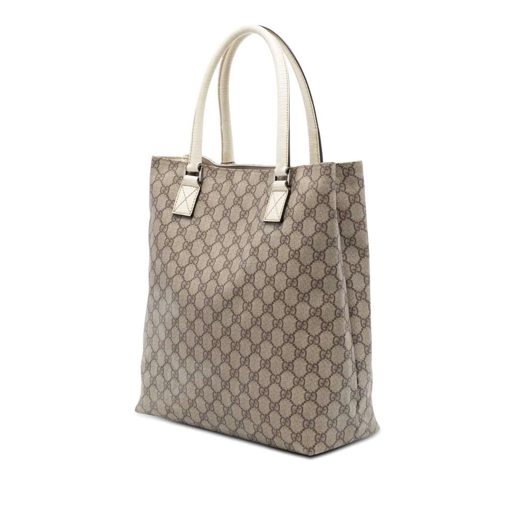 Gucci GG Supreme Tote Beige Very good condition - Back View