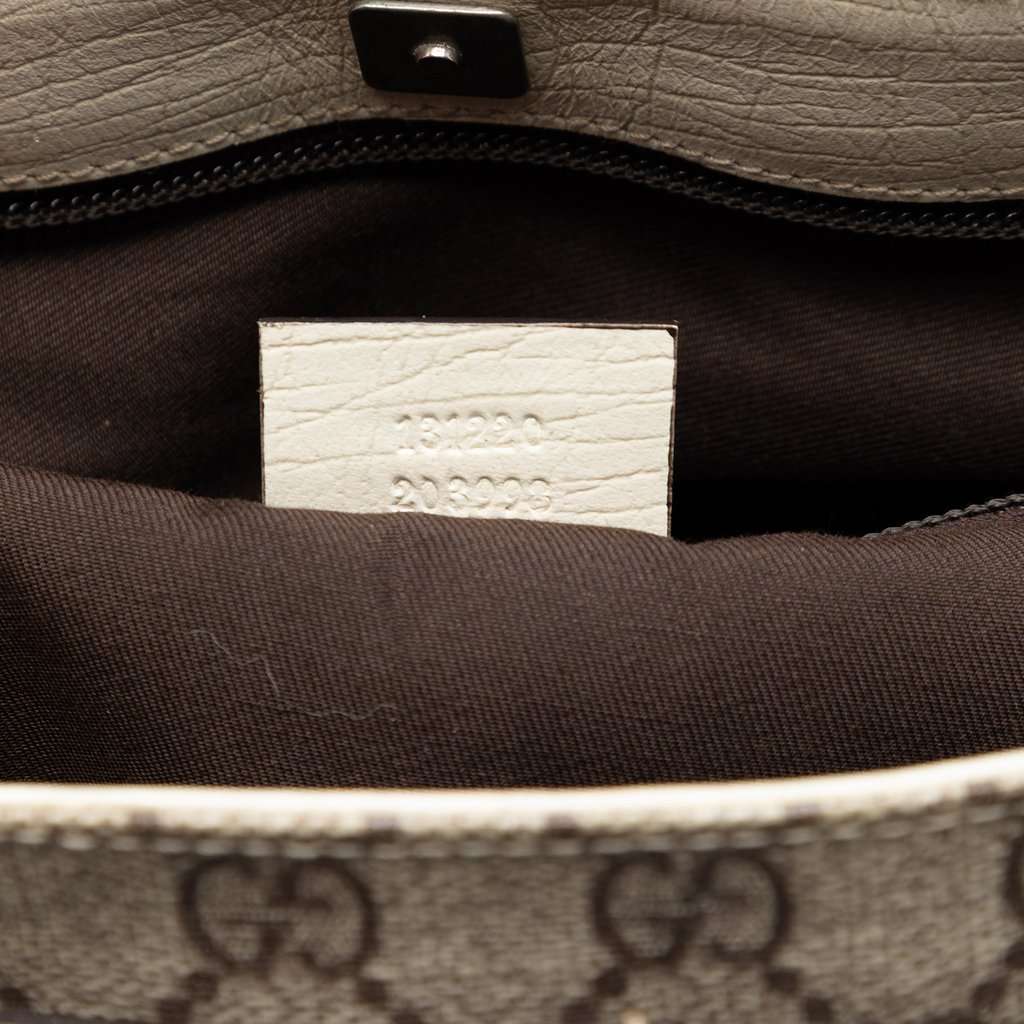 Gucci GG Supreme Tote Beige Very good condition - Box View