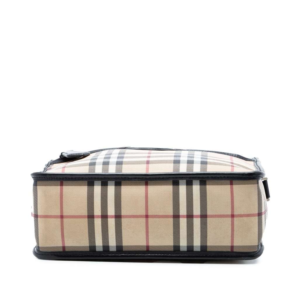 Burberry House Check Coated Canvas Crossbody Beige Very good condition - Inside View