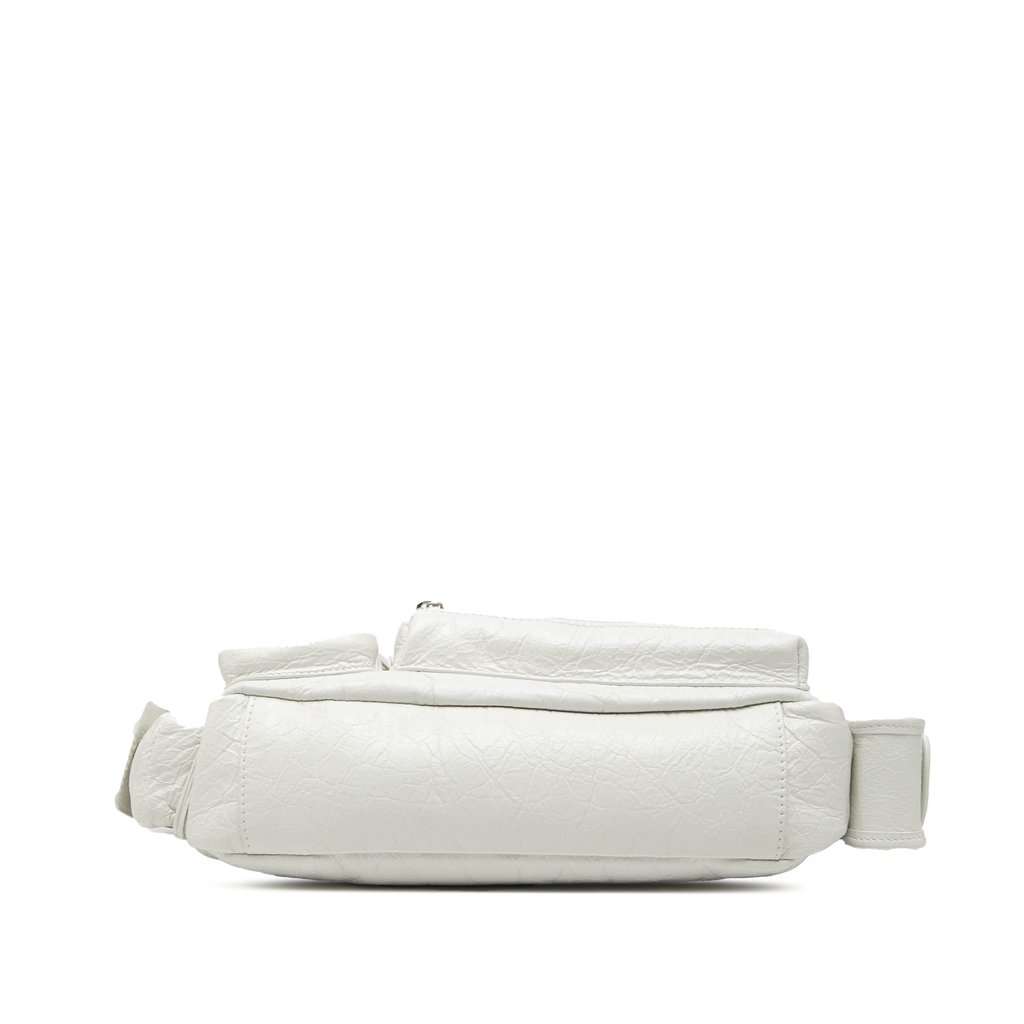 Balenciaga Small Lambskin Superbusy Sling Bag White Leather Very good condition - Inside View