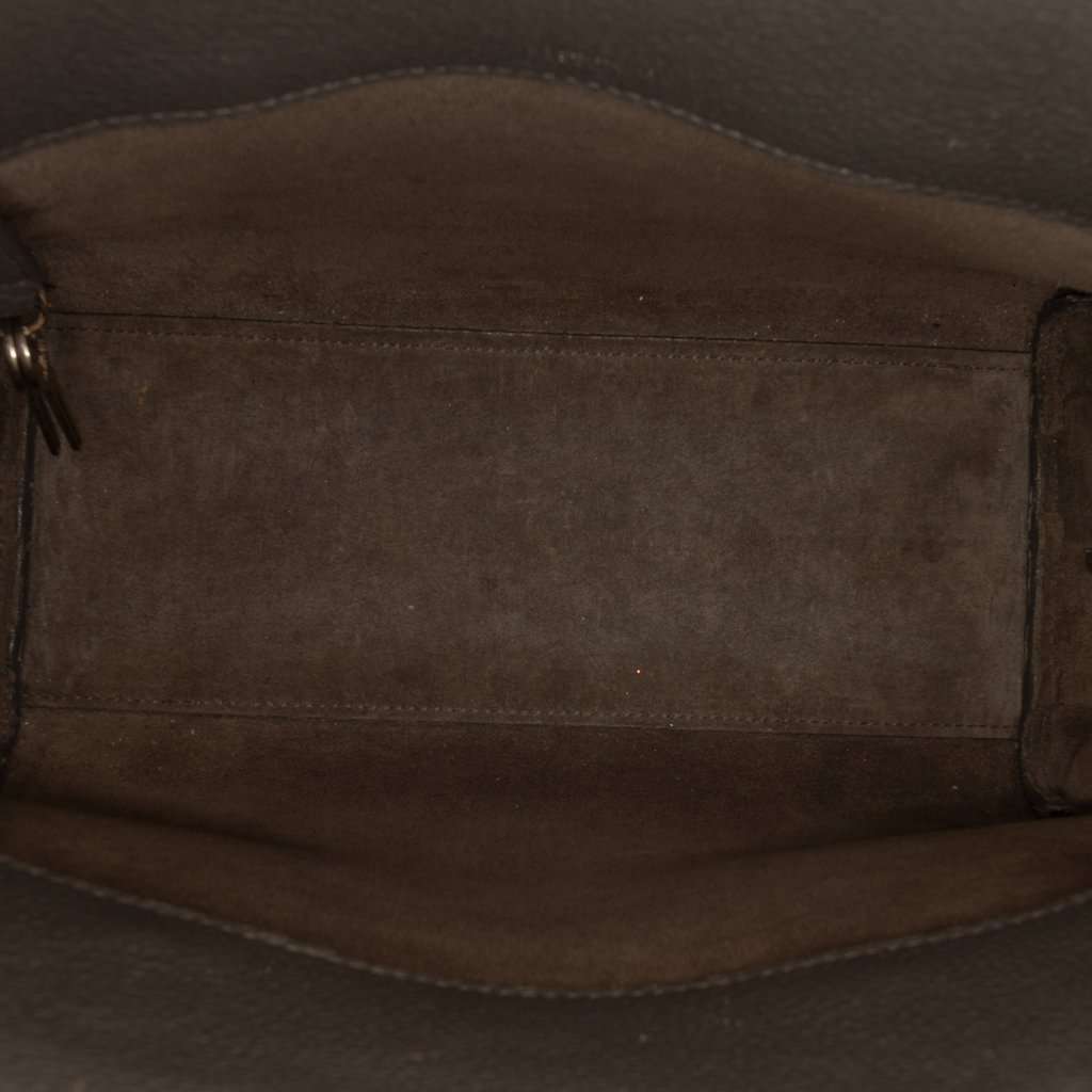 Saint Laurent Baby Grained Calfskin Sac de Jour Satchel Brown Leather Good - Model View