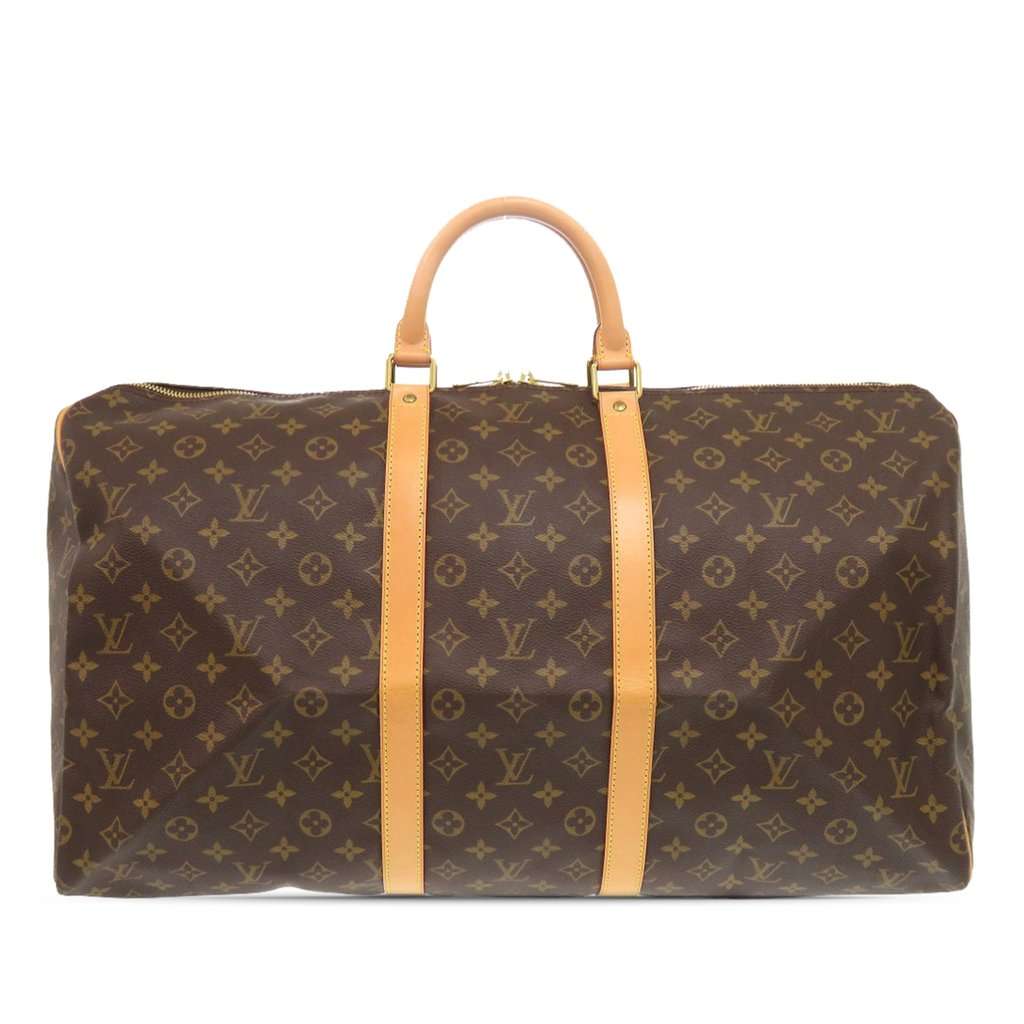 Louis Vuitton Monogram Keepall 55 Brown Very good condition - Front View