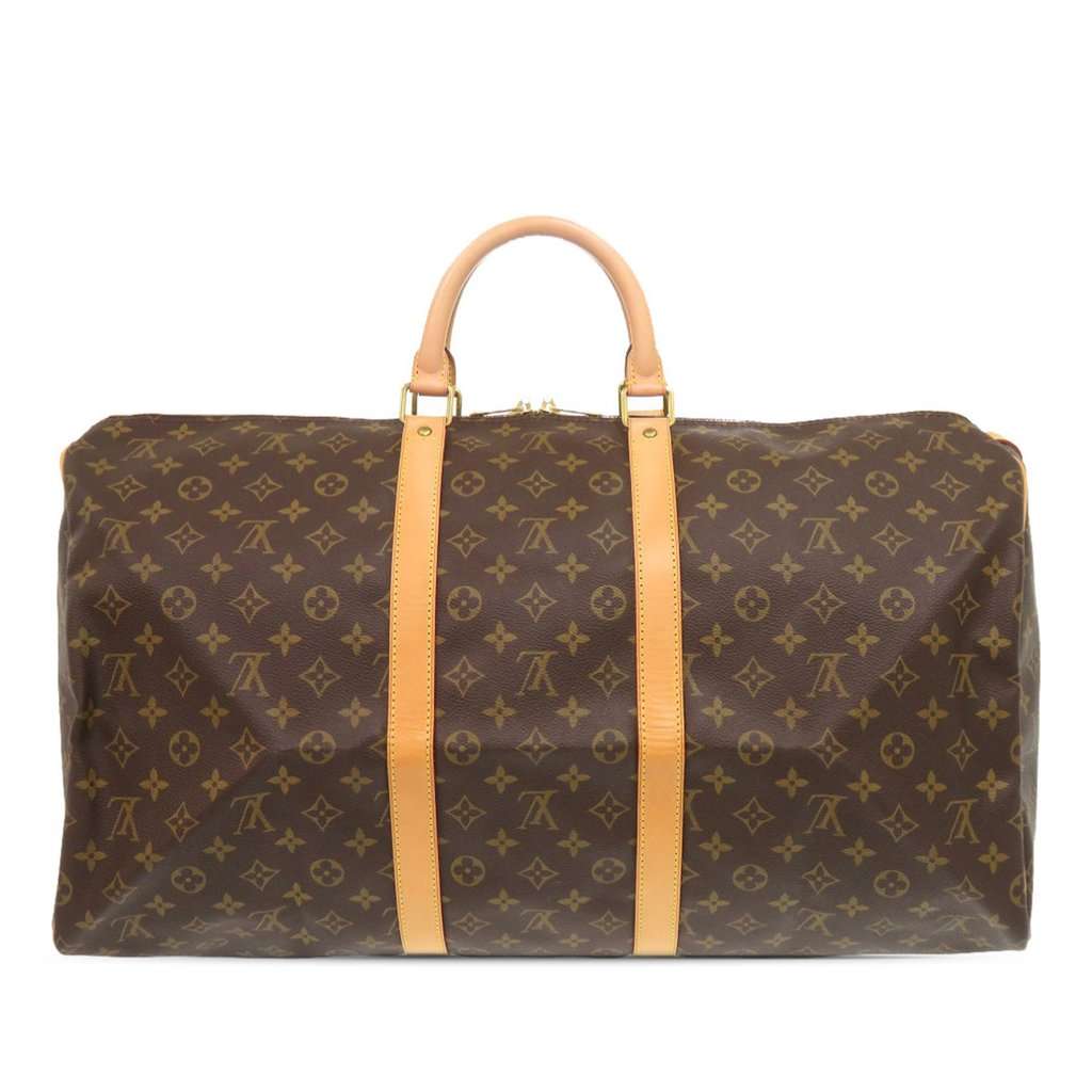 Louis Vuitton Monogram Keepall 55 Brown Very good condition - Back View