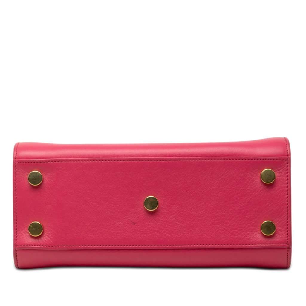 Saint Laurent Nano Leather Sac De Jour Satchel Pink Leather Very good - Inside View