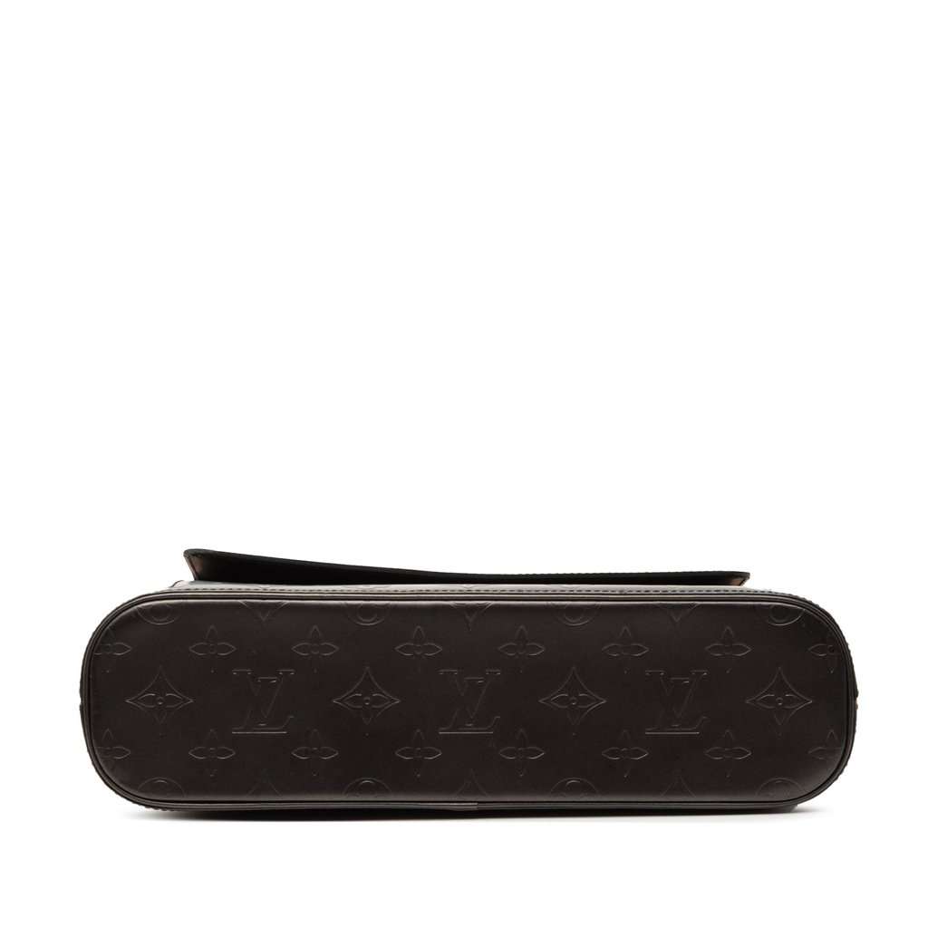 Louis Vuitton Monogram Mat Alston Black Leather Very good condition - Inside View