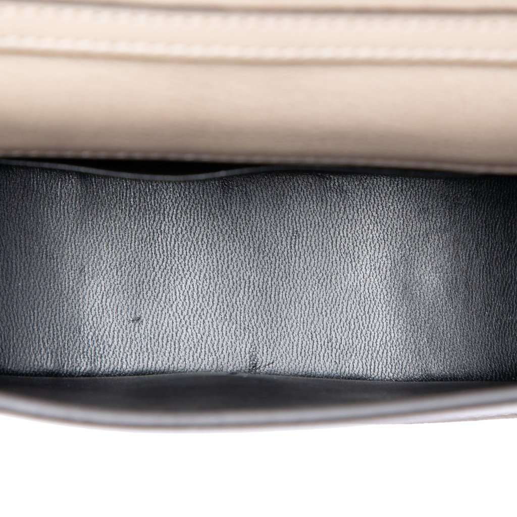 Chloé Mini Calfskin Nile Bracelet Satchel Grey Leather Very good - Model View