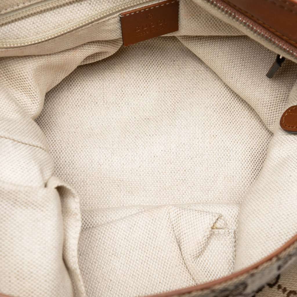 Gucci GG Canvas Web Crossbody Beige Very good condition - Model View