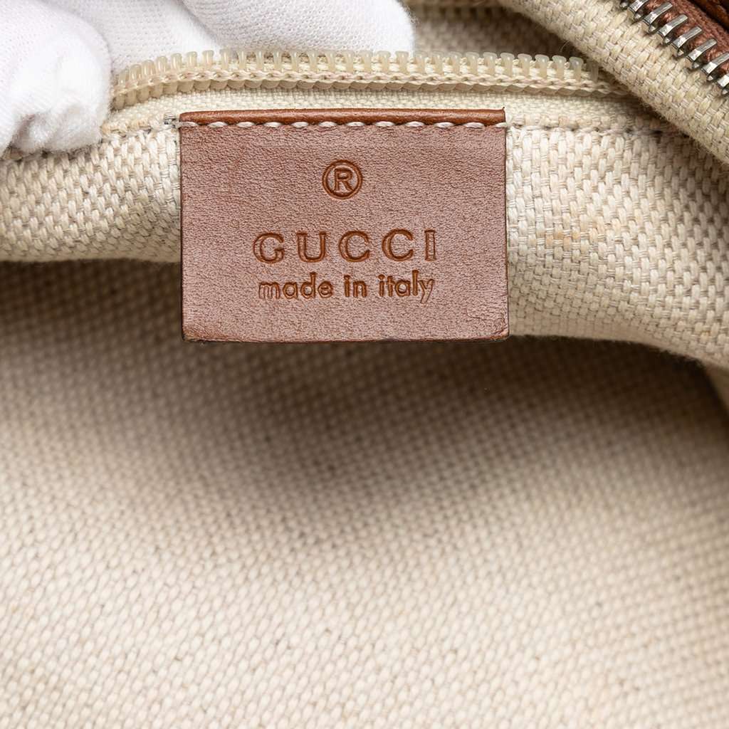 Gucci GG Canvas Web Crossbody Beige Very good condition - Box View