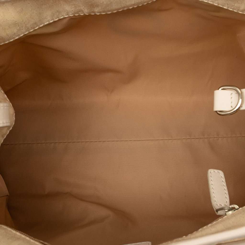 Dior Small Diorissimo Trotter Canvas Lovely Charm Tote Brown Very good condition - Model View