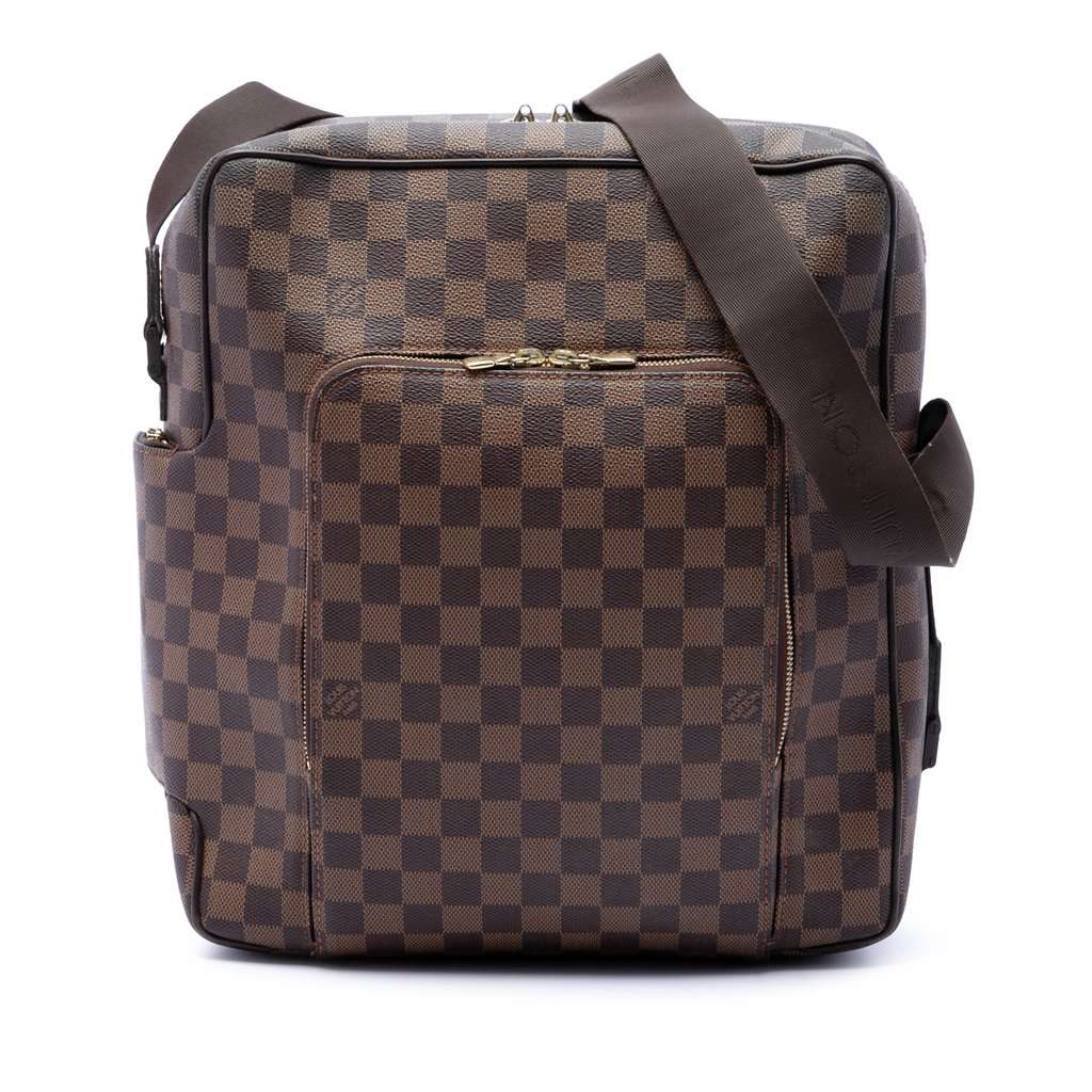 Louis Vuitton Damier Ebene Olav GM Brown Very good condition - Front View