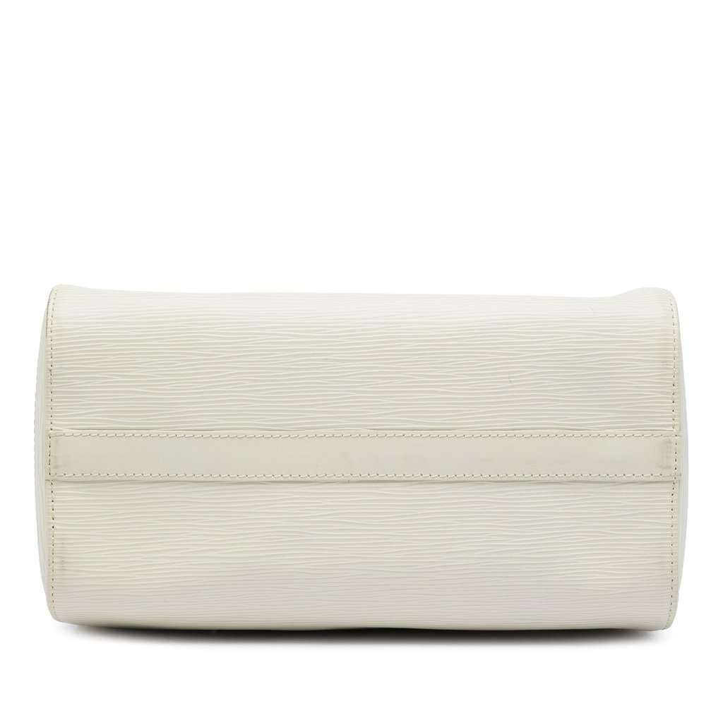 Louis Vuitton Epi Speedy 30 White Leather Very good - Inside View