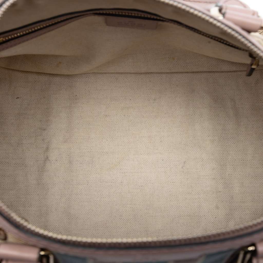 Gucci Medium GG Canvas Web Joy Boston Bag Beige Very good condition - Model View
