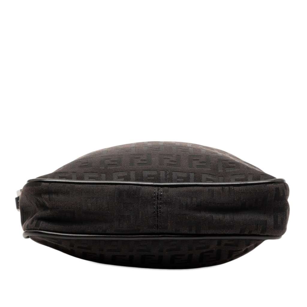 Fendi Zucchino Canvas Crossbody Black Very good condition - Inside View