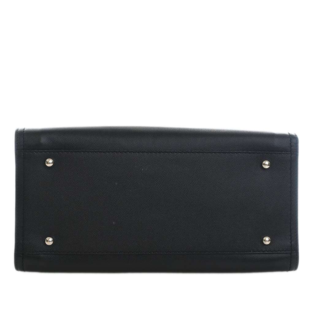Chanel Small Caviar Studded Deauville Tote Black Leather Very good - Box View