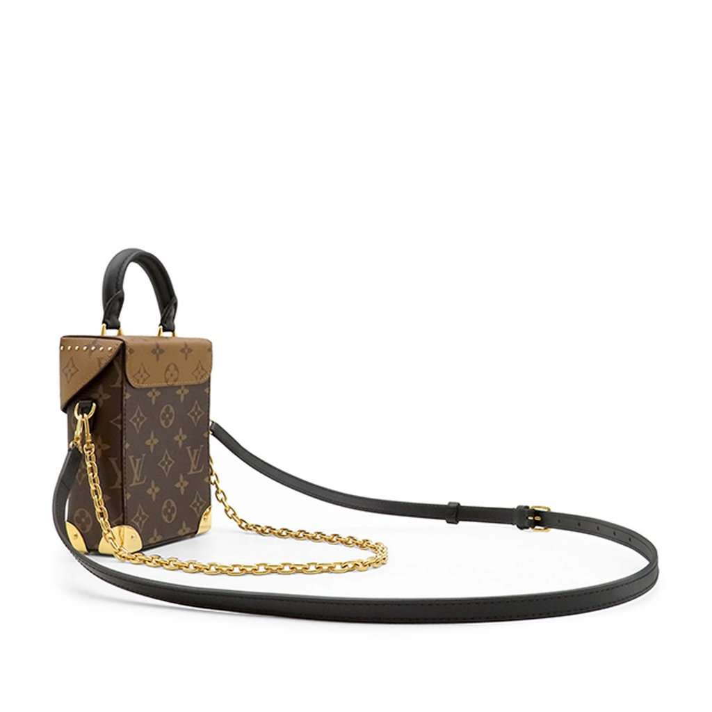Louis Vuitton Monogram Reverse Camera Box Brown Never worn - Back View