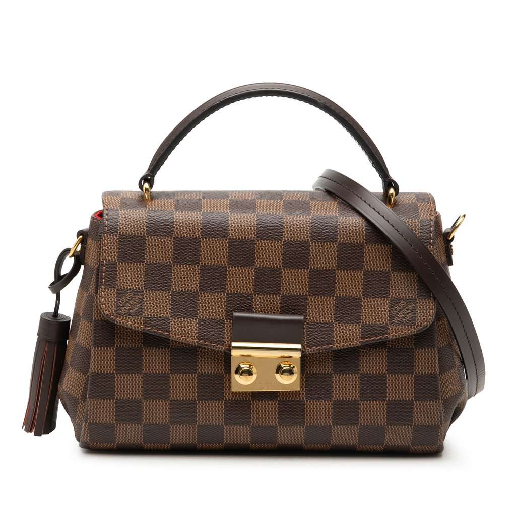 Louis Vuitton Damier Ebene Croisette Brown Very good condition - Front View