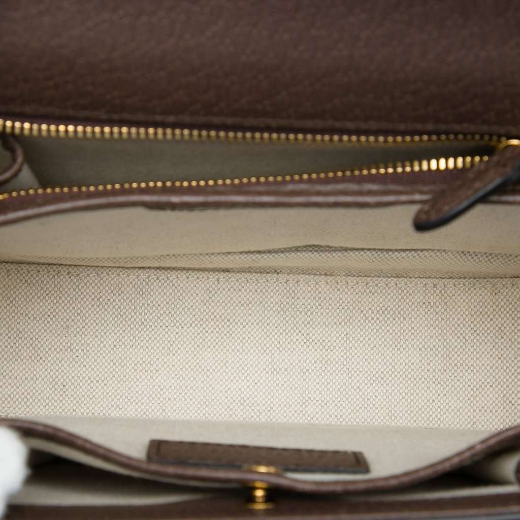 Gucci Small Jumbo GG Canvas Bamboo 1947 Top Handle Bag Beige Very good condition - Model View