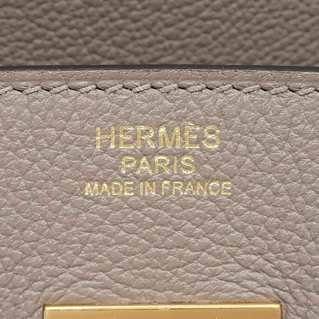Hermès Clemence Birkin Retourne 30 Brown Leather Very good - Box View