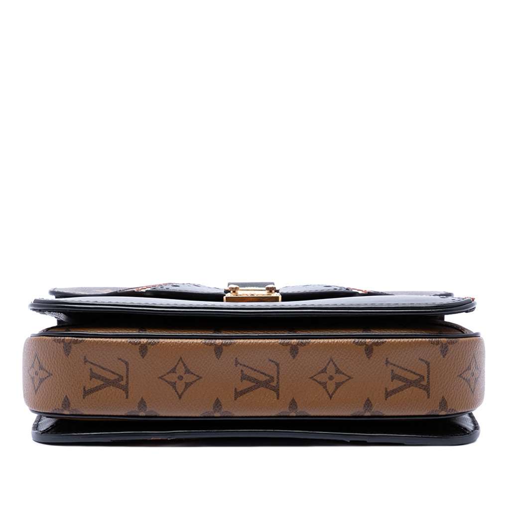 Louis Vuitton Monogram Brogue Pochette Metis Brown Very good - Inside View
