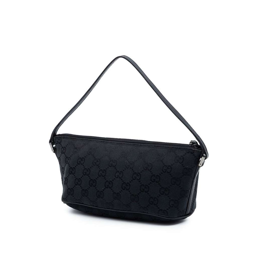 Gucci GG Canvas Boat Black Very good condition - Back View