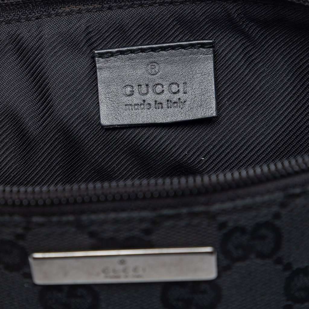 Gucci GG Canvas Boat Black Very good condition - Box View