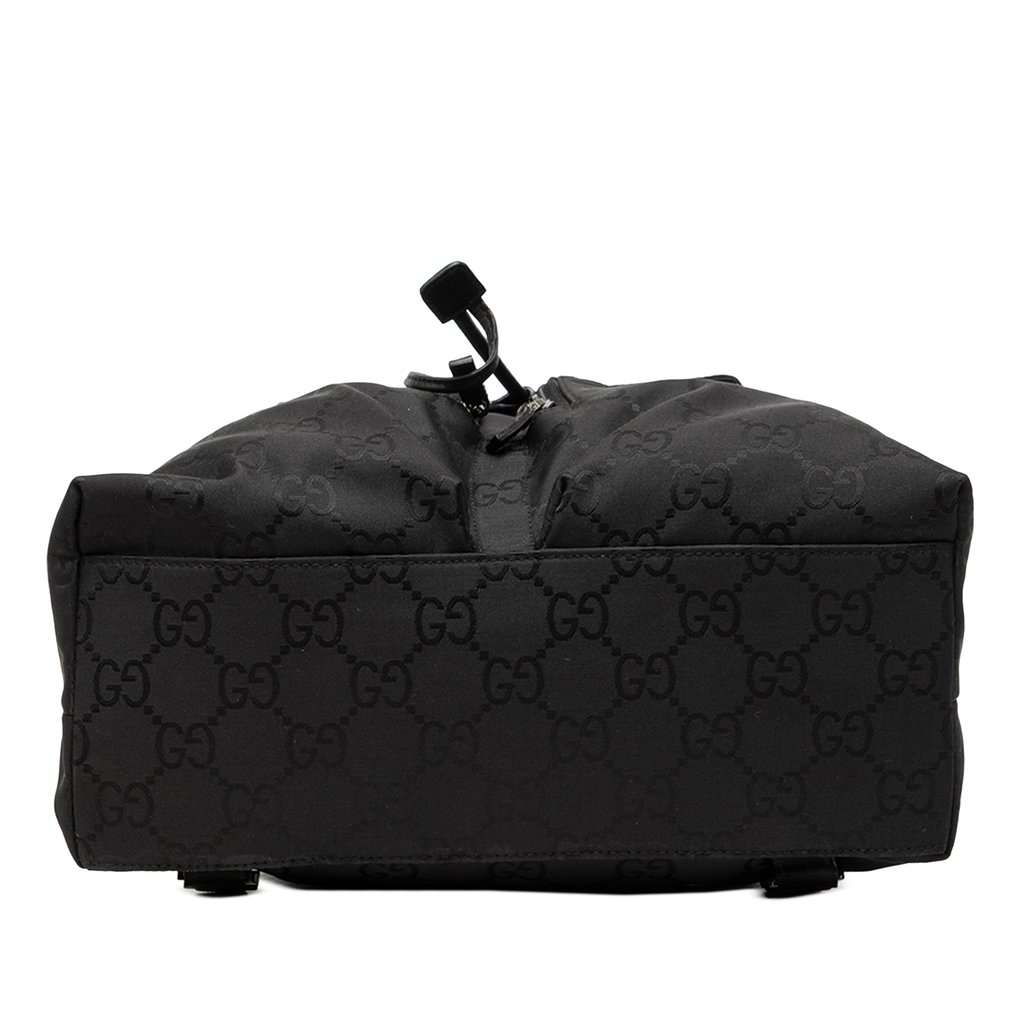 Gucci GG Nylon Backpack Black Very good - Inside View