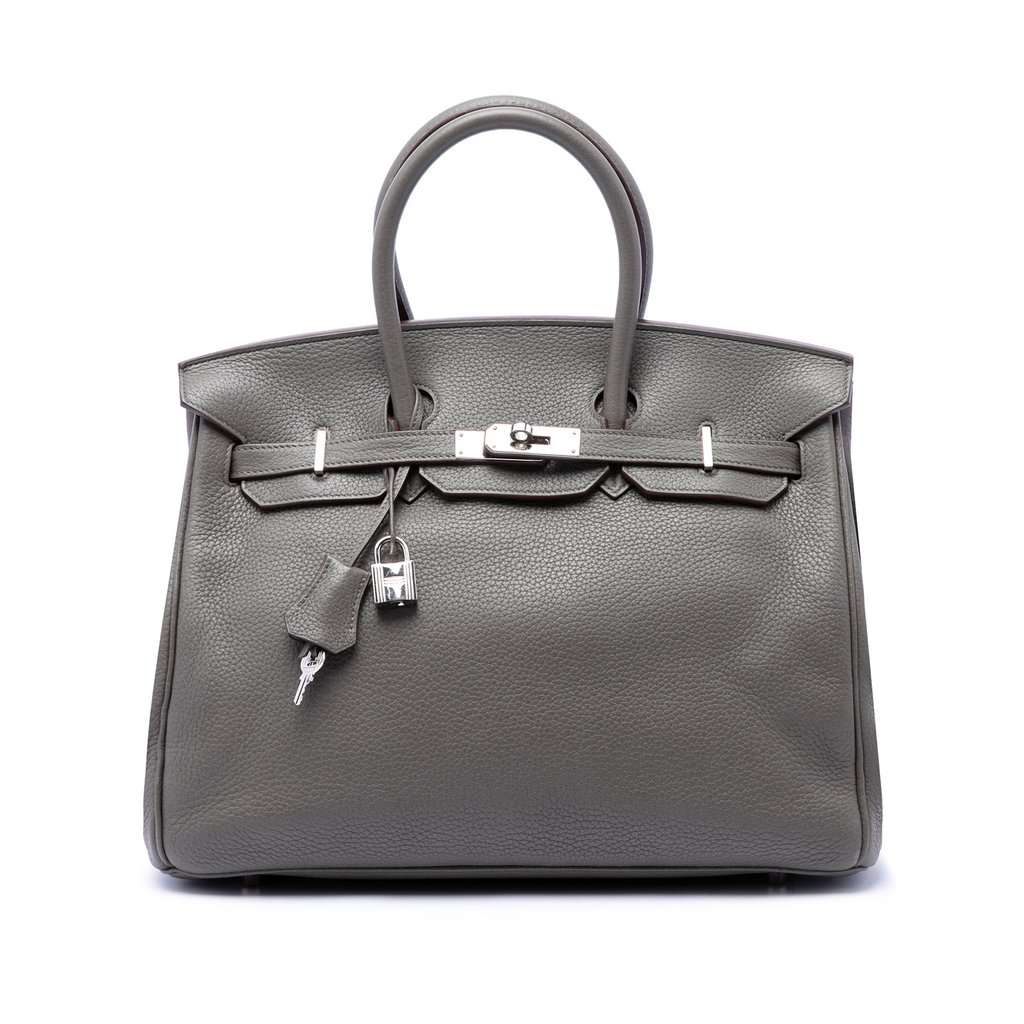 Hermès Clemence Birkin Retourne 35 MultiColor Leather Very good - Front View