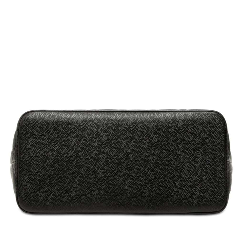 Chanel Caviar Medallion Tote Black Leather Very good condition - Inside View