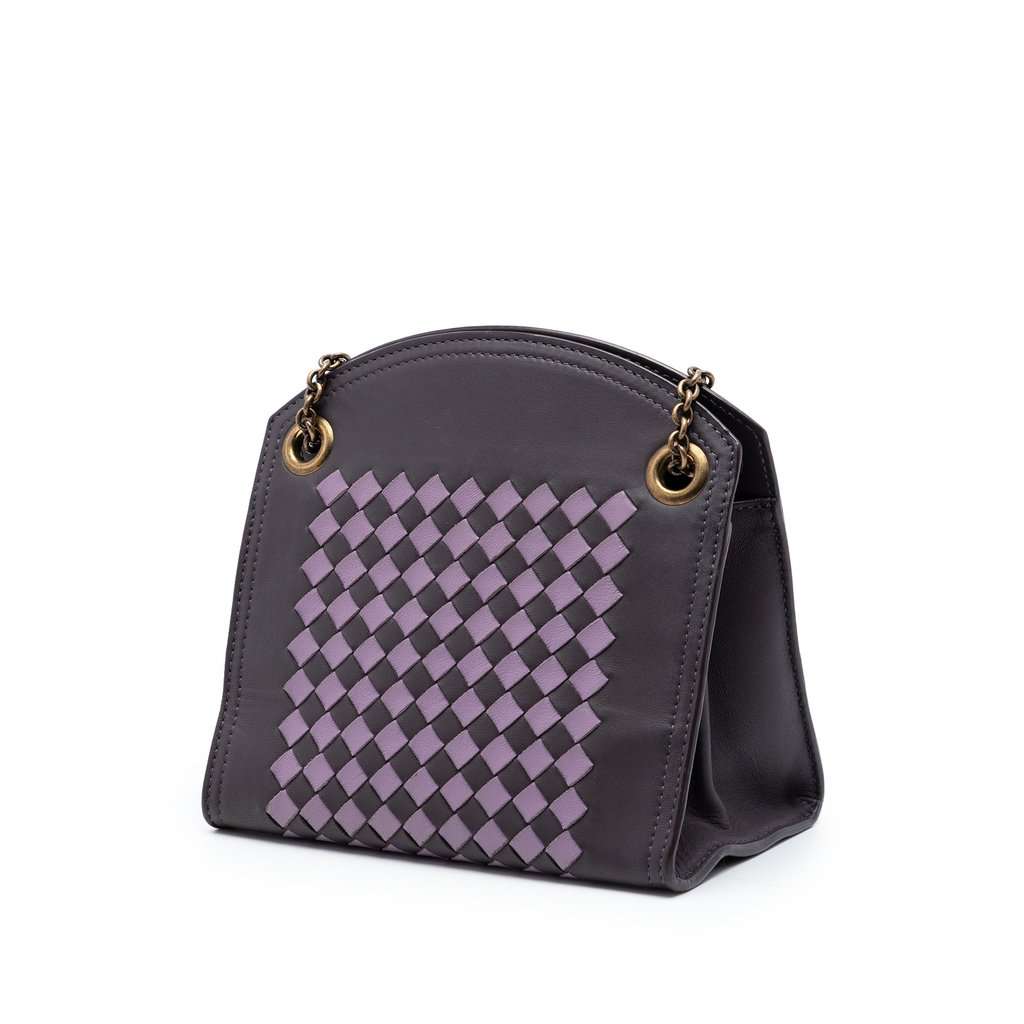 Bottega Veneta Nappa Intrecciato Chain Wallet MultiColor Leather Very good condition - Back View