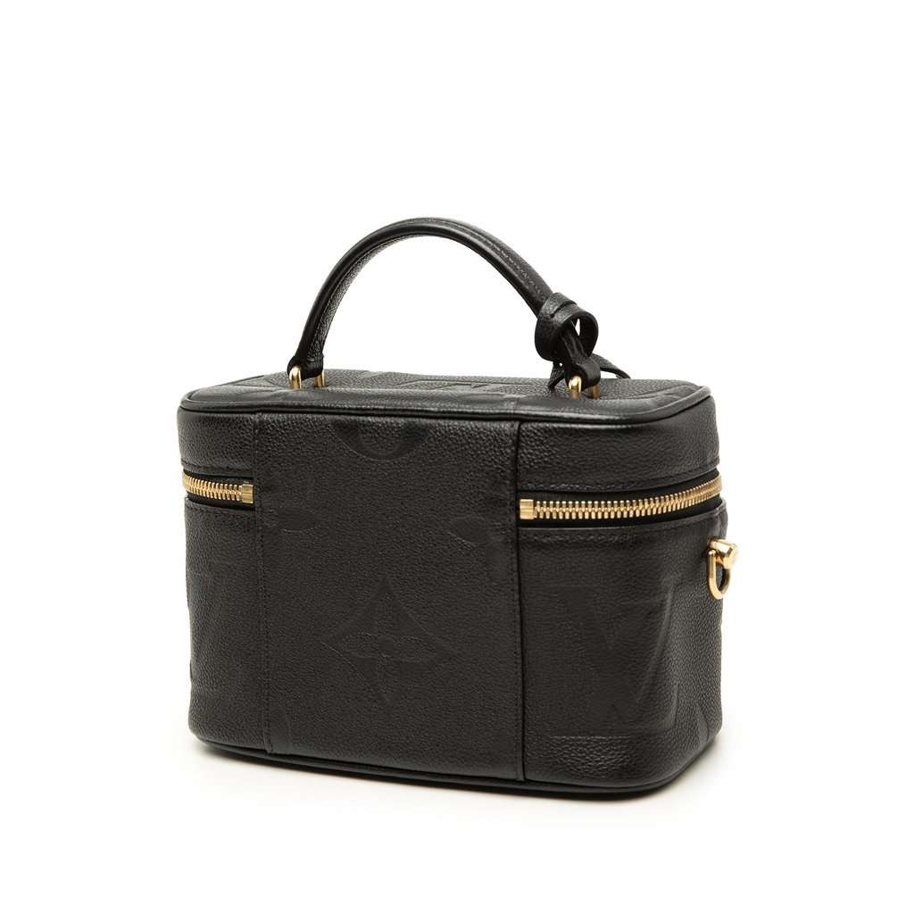 Louis Vuitton Monogram Giant Empreinte Vanity PM Black Leather Very good - Back View