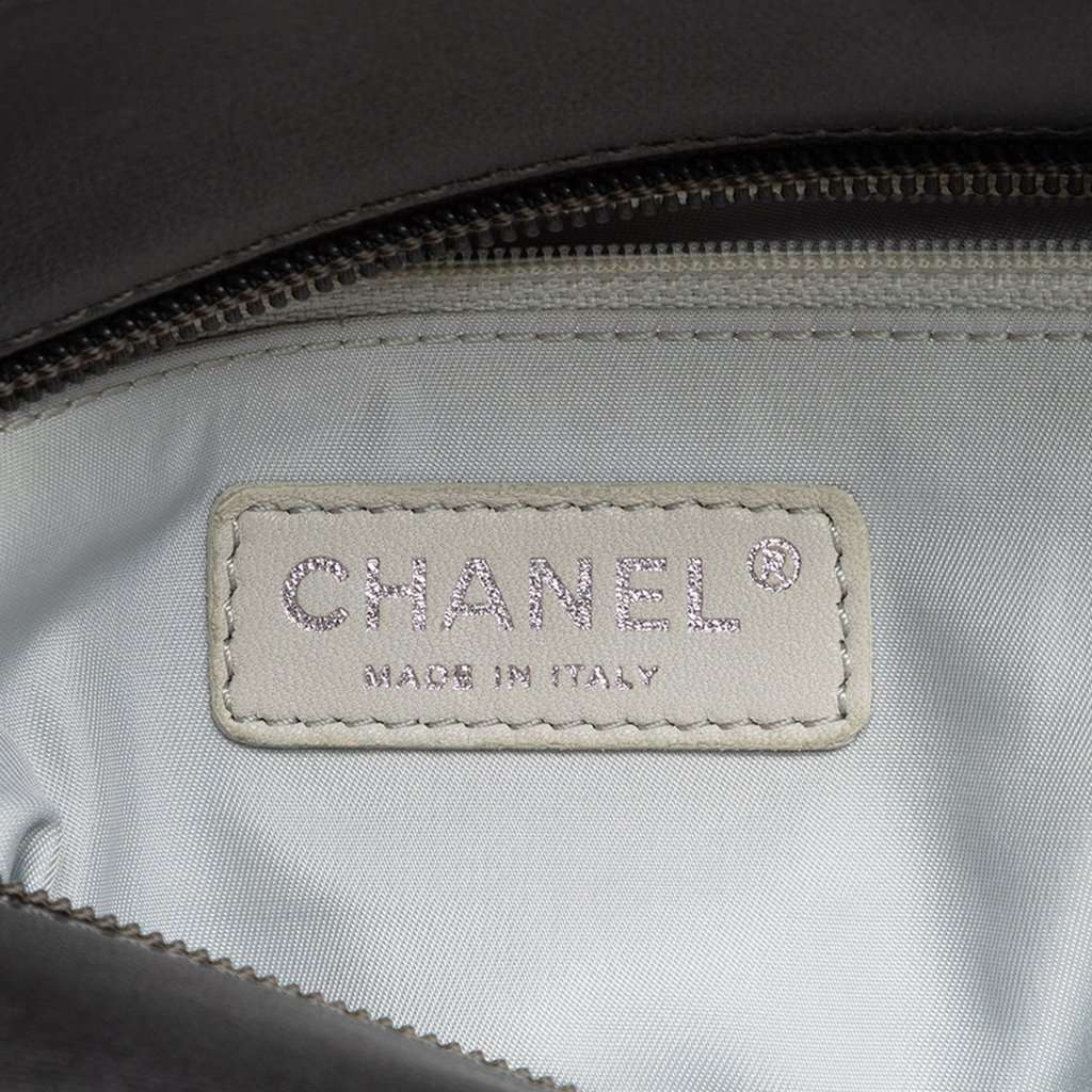 Chanel Small Bicolor Quilted Coated Canvas Paris Biarritz Tote MultiColor Very good condition - Box View