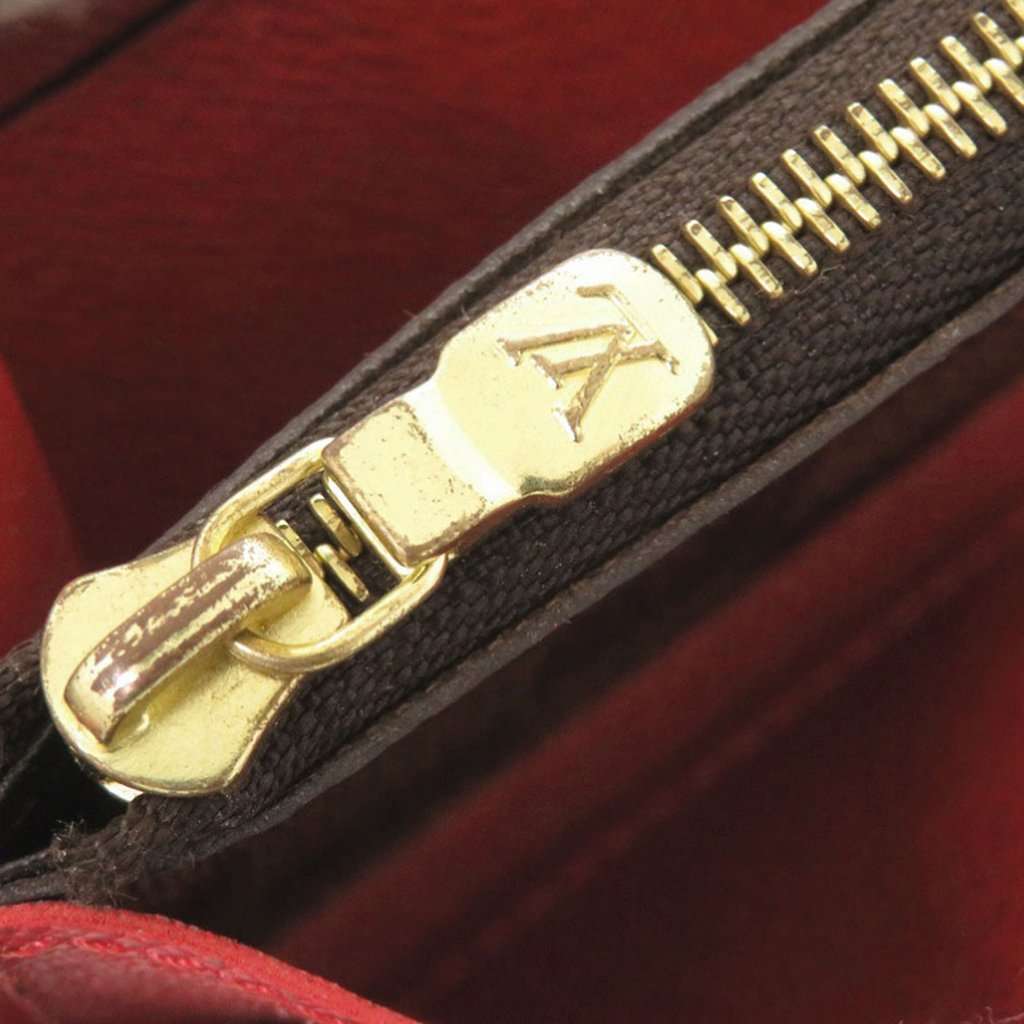 Louis Vuitton Damier Ebene Zippy Long Wallet Brown Very good - Box View