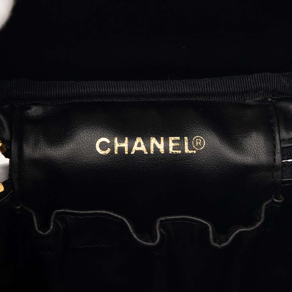 Chanel CC Caviar Vanity Bag Black Leather Very good condition - Box View
