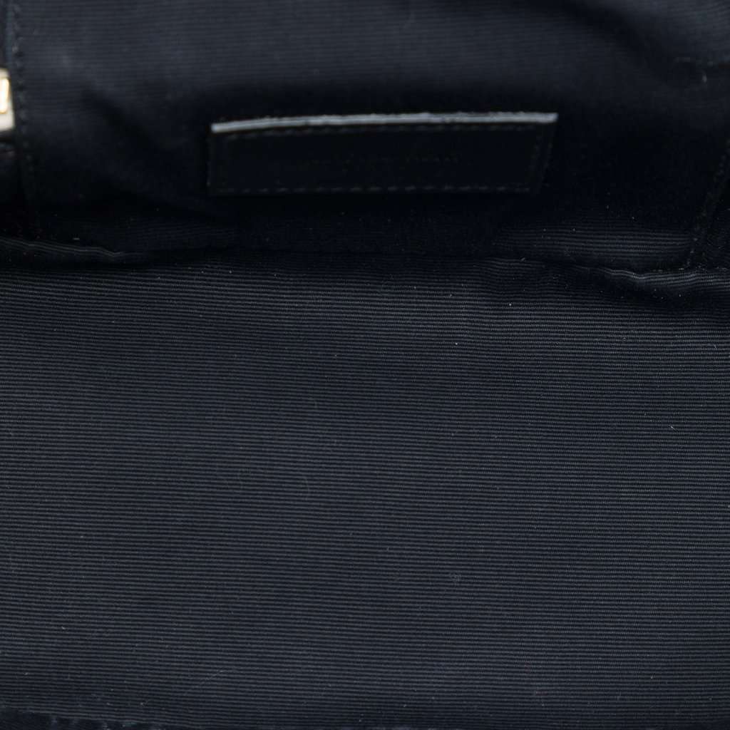 Saint Laurent Mini Quilted Lambskin Gaby Vanity Bag White Leather Very good - Model View