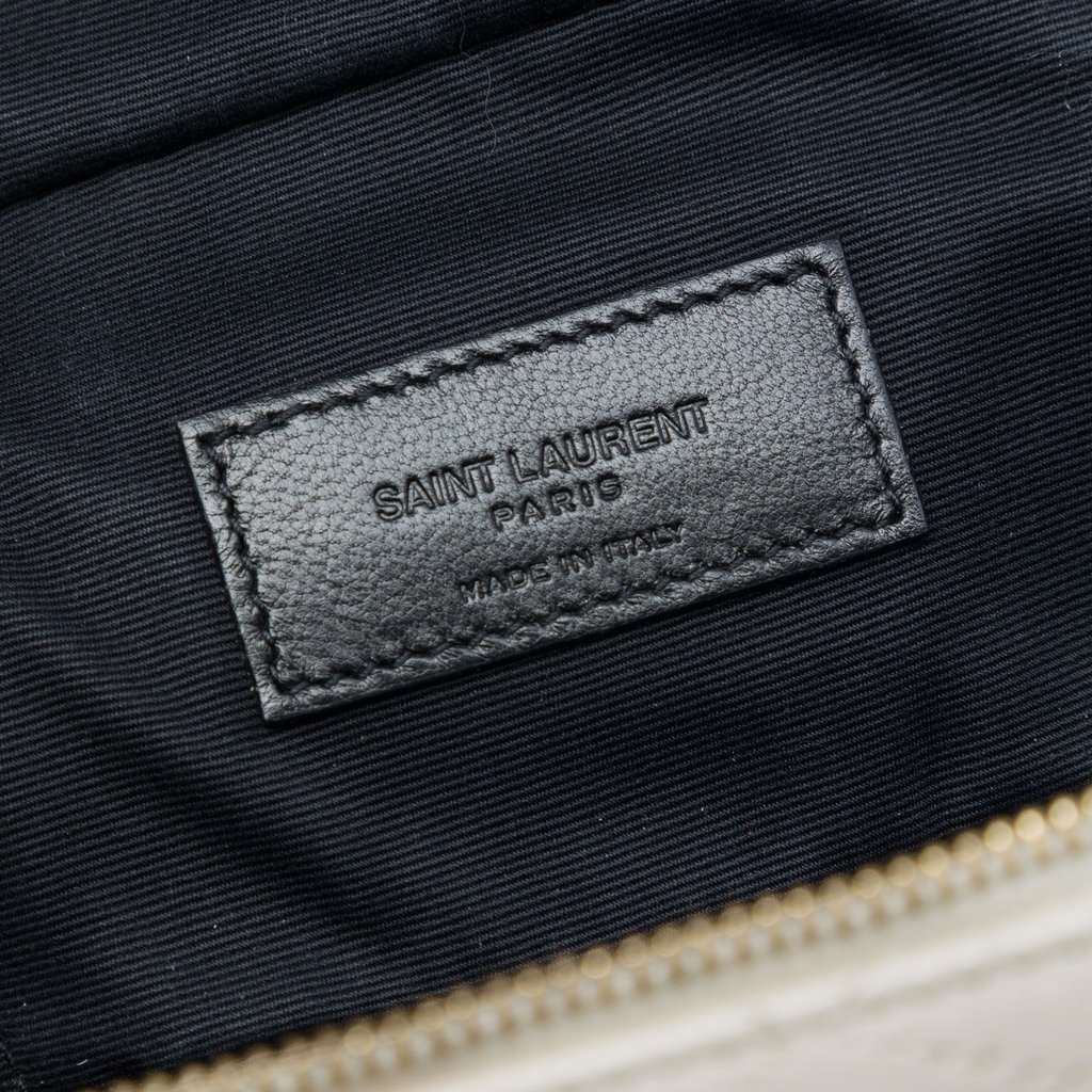 Saint Laurent Mini Quilted Lambskin Gaby Vanity Bag White Leather Very good - Box View