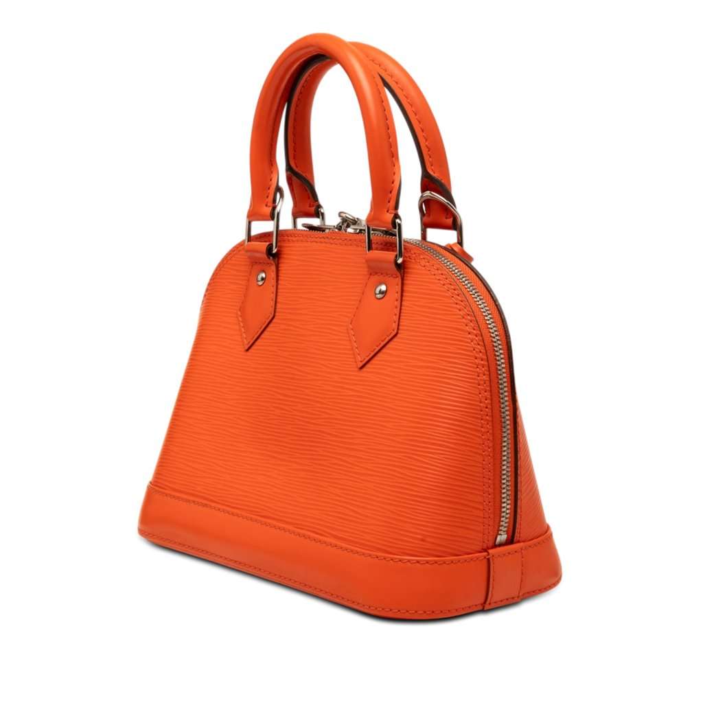 Louis Vuitton Epi Alma BB Orange Leather Good condition - Back View