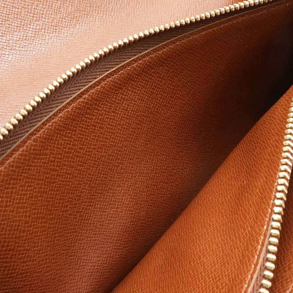 Louis Vuitton Monogram Porte Monnaie Credit Long Wallet Brown Very good - Model View